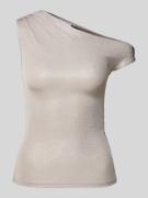 Tanktop met one shoulder-band