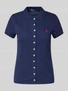 Poloshirt met labelstitching