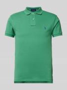 Poloshirt met labelstitching