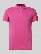 Poloshirt met labelstitching