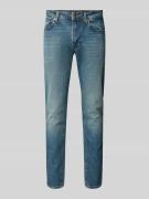 Slim fit jeans in 5-pocketmodel, model 'LEON'