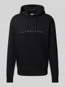 Hoodie met labelprint