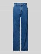 Straight leg jeans met steekzakken, model 'SIMPLE PANT'