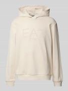 Hoodie met labelprint