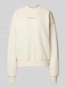 Sweatshirt met labelprint, model 'ALIZAA'