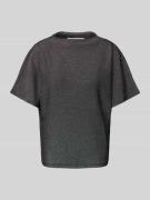 Regular fit T-shirt met effectgaren