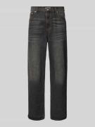 Baggy fit jeans in 5-pocketmodel met viscose