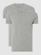 T-shirt met viscose in een set van 2 stuks