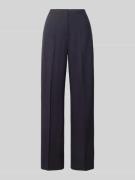 Wide leg pantalon met persplooien