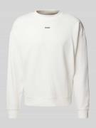 Sweatshirt met labeldetail, model 'Dapocrew'