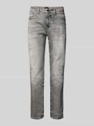 Regular fit jeans met labelpatch, model 'MAINE'