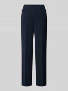 Straight leg pantalon met persplooien