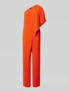 Regular fit jumpsuit met one shoulder-band