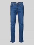 Straight fit jeans met stretch, model 'Cadiz'