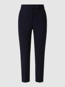 Regular fit cigarette pants met viscose, model 'SUE'