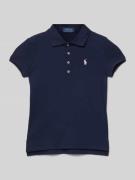 Regular fit poloshirt met logostitching