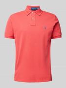 Poloshirt met labelstitching