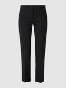 Slim fit stoffen broek van scheerwolmix