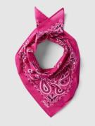 Sjaal met labelprint, model 'FOULARD'