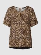 Blouse met dierenprint