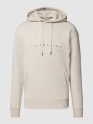 Hoodie met labelprint