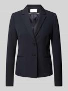 Blazer met viscose en paspelzakken