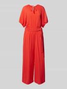 Jumpsuit met strikceintuur