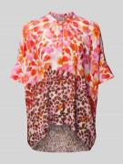 Blouse van viscose in batiklook