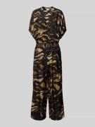 Jumpsuit van viscose met knoopsluiting, model 'Pollie'