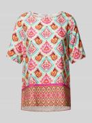 Blouse met all-over motief