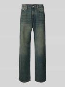 Essentials baggy jeans met vintage wassing en tint