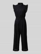 Jumpsuit met broderie anglaise