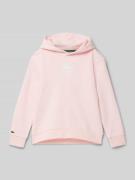 Hoodie met labelprint