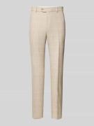 Slim fit pantalon met persplooien