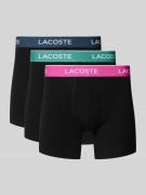 Boxershort met elastische band met label in een set van 3 stuks