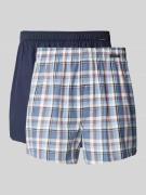 Boxershort met elastische band in een set van 2 stuks