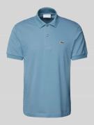 Classic fit poloshirt met labelbadge