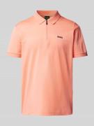 Poloshirt met labeldetail, model 'Philix'