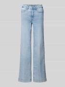 Wide leg jeans in 5-pocketmodel, model 'Dream'