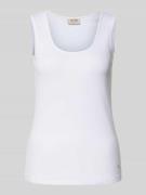 Tanktop in riblook, model 'Lani'