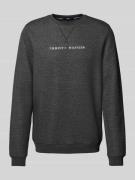 Sweatshirt met labelstitching