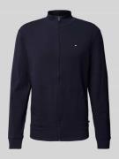 Sweatjack met logostitching