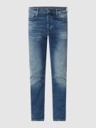 Straight tapered fit jeans met stretch, model '3301'