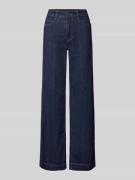 Wide leg jeans met 5-pocketmodel