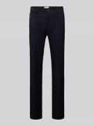 Regular fit pantalon met riemlussen