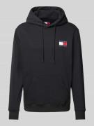 Hoodie met labelprint