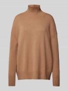 Gebreide pullover van kasjmier met opstaande kraag