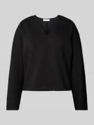 Sweatshirt met V-hals