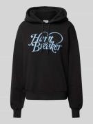 Hoodie met statementprint, model 'Harttbreaker'