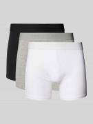 Boxershort met band met label in een set van 3 stuks